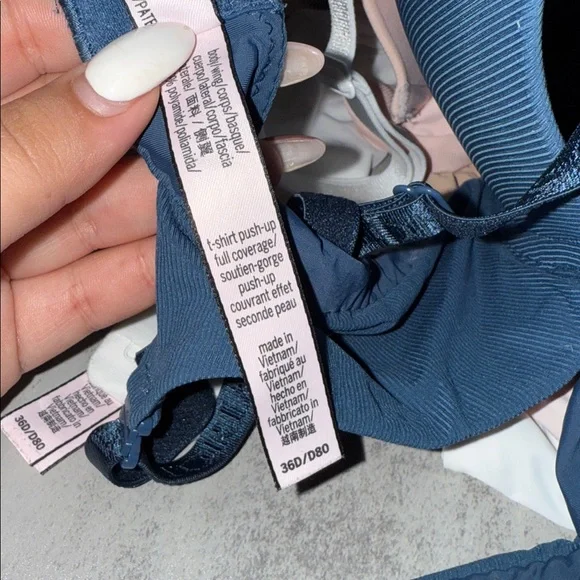 Set of 7 - VS 36D T Shirt Push Up Full Coverage Bras - Picture 3 of 3